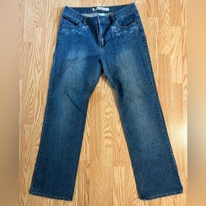 Disney Store Alice In Wonderland Blue Straight Leg Jeans Size 12